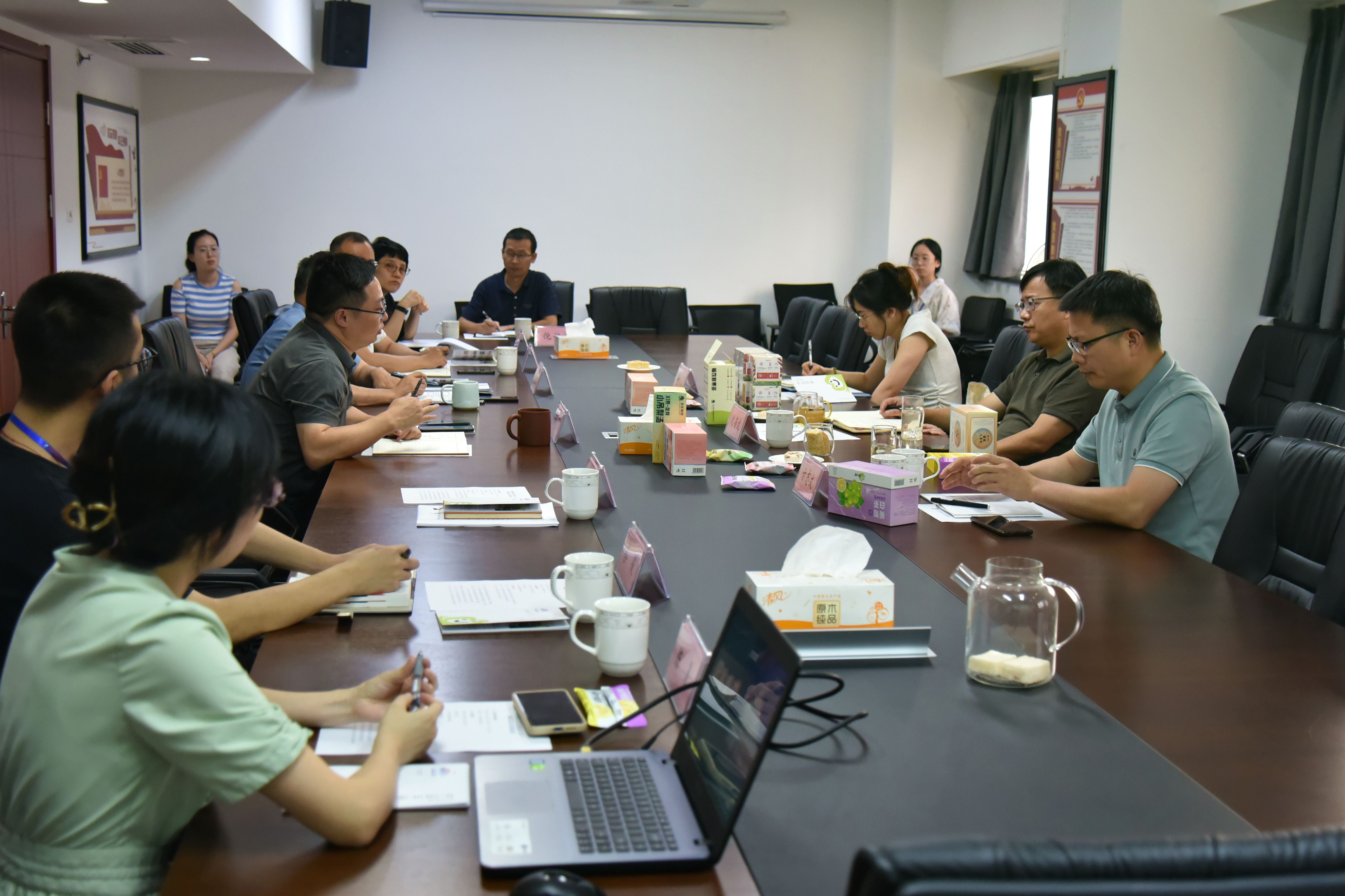 省供销社理事会副主任沈省文赴浙茶团体调研